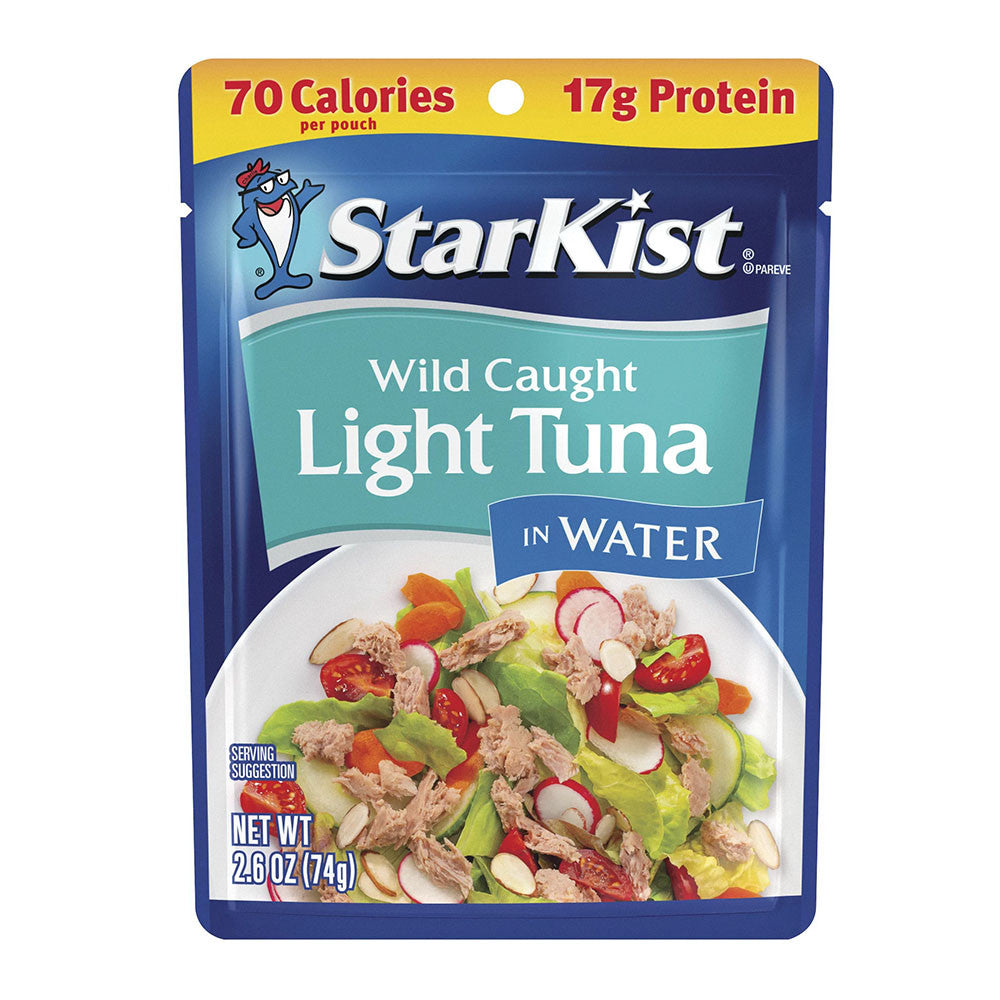 StarKist Wild Caught Light Tuna in Water Pouch, 2.6 Oz